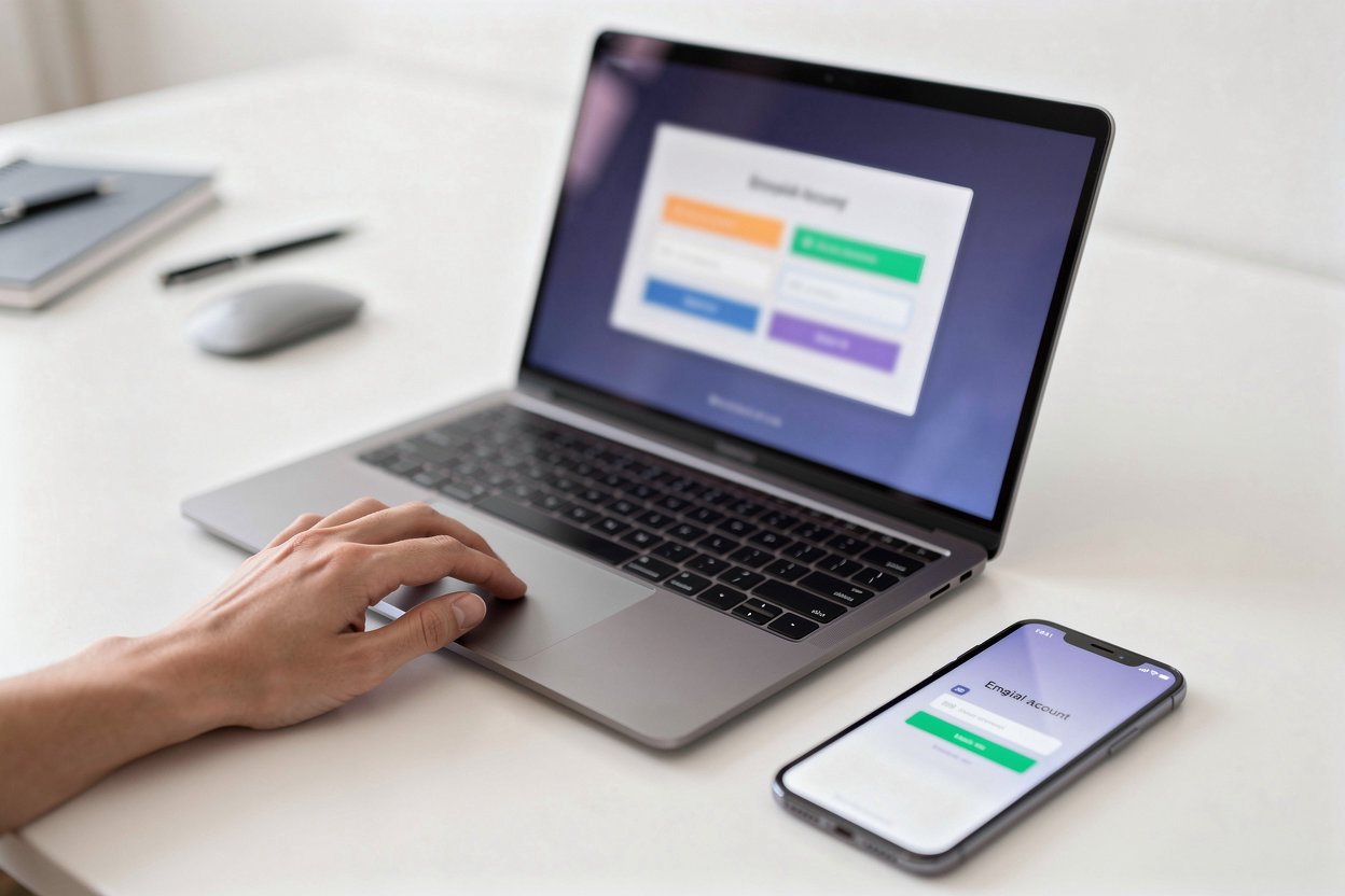 Vallenmoraa5@gmail.com account creation setup process with secure access